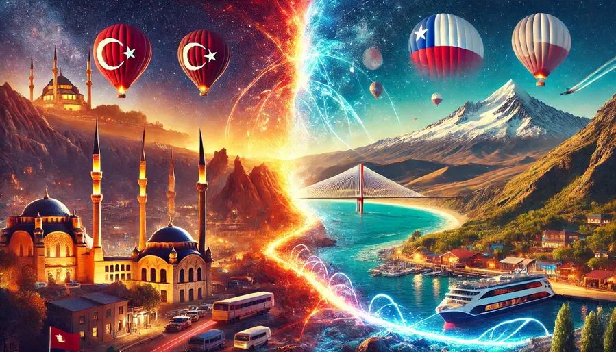 Türkiye'den Şili'ye Vizesiz Seyahat: Güney Amerika'nın Uçsuz Bucaksız Güzellikleri Vizesiz Rehberi