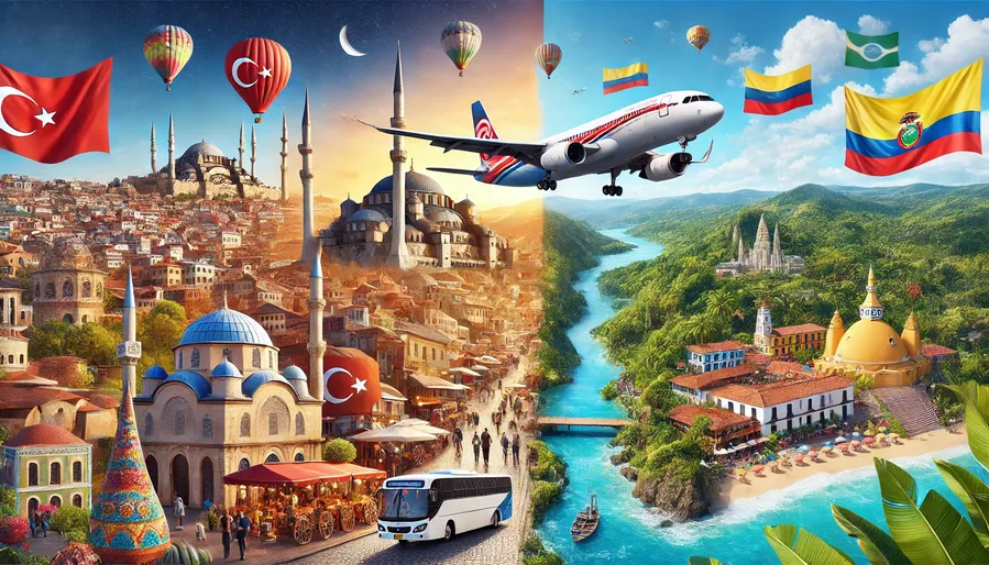 Türkiye’den Kolombiya’ya Vizesiz Seyahat: Güney Amerika’nın Renkli Dünyası Vizesiz Rehberi