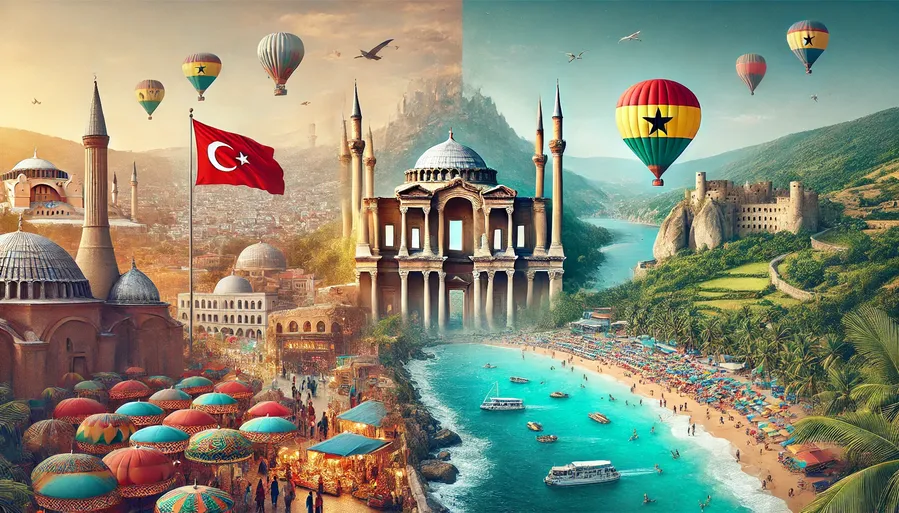 Türkiye'den Gana'ya Seyahat: Batı Afrika'nın Renkli Ülkesi Vizeli Rehberi