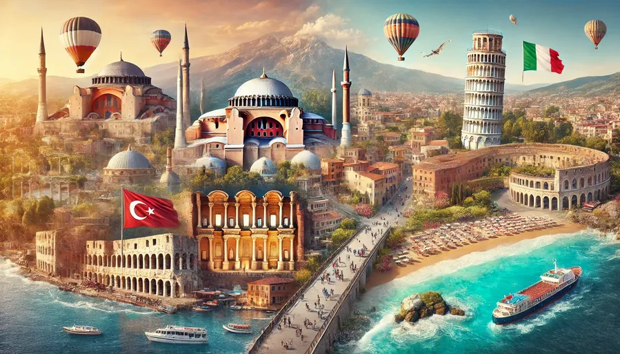 Türkiye'den İtalya'ya Seyahat: Akdeniz'in Gözde Ülkesi Vizeli Rehberi