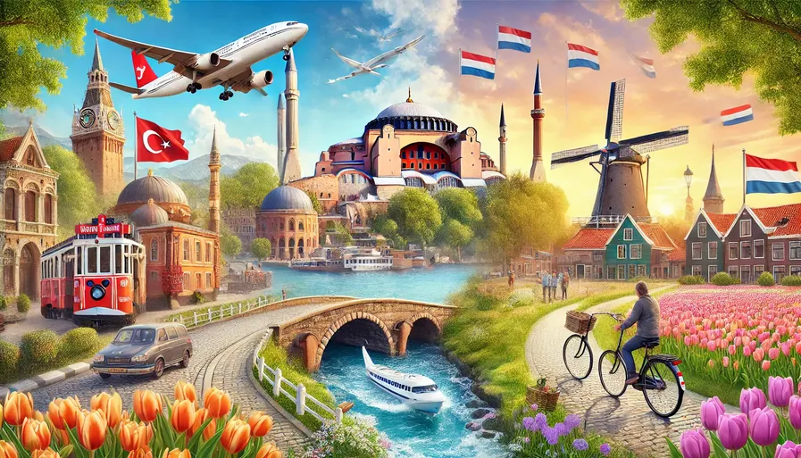 Türkiye'den Hollanda'ya Seyahat: Avrupa'nın Renkli Ülkesi Vizeli Rehberi