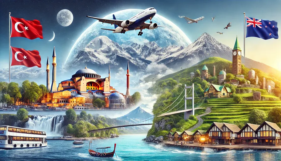 Türkiye'den Yeni Zelanda'ya Seyahat: Pasifik'in Doğal Güzellikleri Vizeli Rehberi