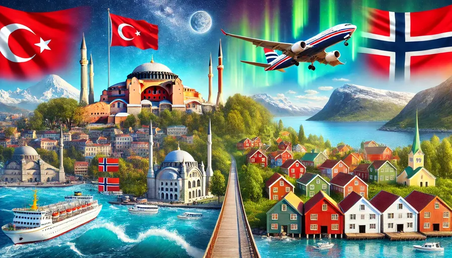 Türkiye'den Norveç'e Seyahat: Kuzeyin Büyülü Ülkesi Vizeli Rehberi
