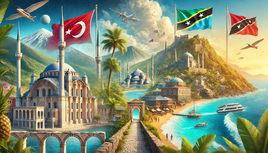 Türkiye'den Saint Kitts ve Nevis'e Vizesiz Seyahat: Karayipler'in Parlayan İki Adası Vizesiz Rehberi