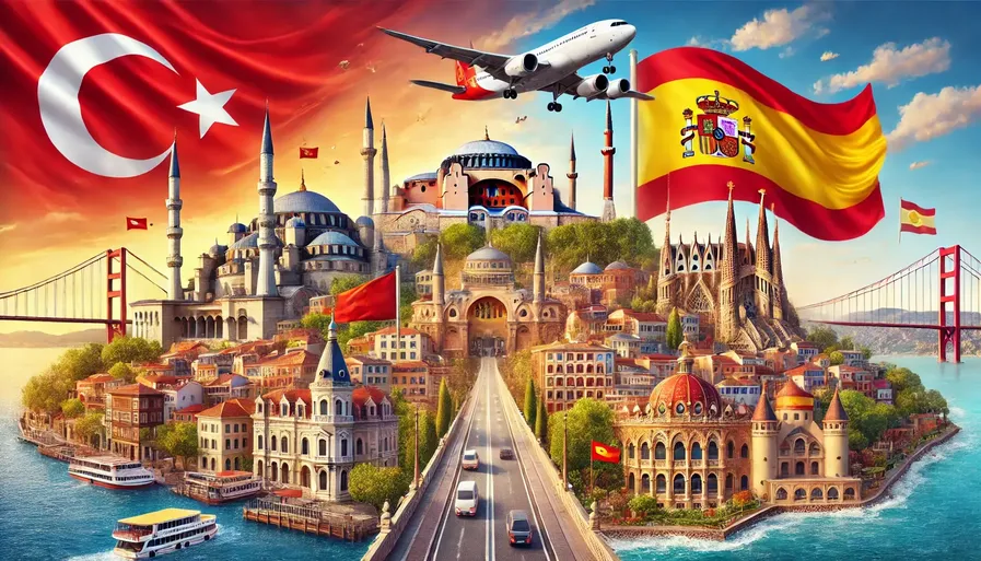 Türkiye'den İspanya'ya Seyahat: Akdeniz'in Renkli Ülkesi Vizeli Rehberi