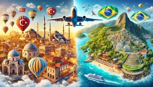 Türkiye’den Brezilya’ya Vizesiz Seyahat: Güney Amerika’nın Ritmini Keşfedin